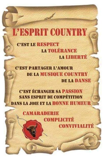 image de parchemin sur l'esprit country